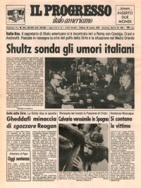 Anno 1986 Il progresso italo americano